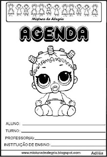 Capas para agendas - educação infantil