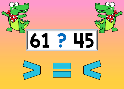 Spring Comparing Numbers to 100 - Gators