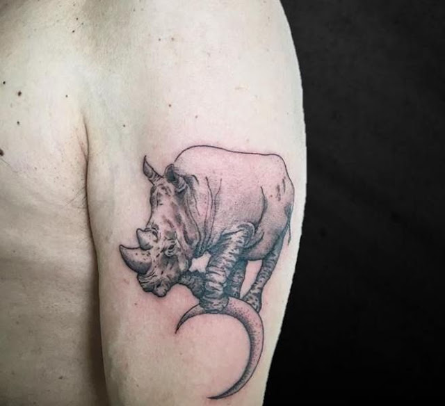 Tatuagens de Rinoceronte - 30 fotos e modelos masculinos