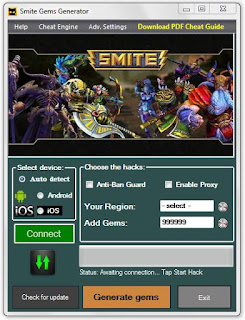 Smite Gems Generator