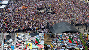 MULTITUDINARIAS MARCHAS DEL1 DE MAYO EN RESPALDO A REFORMAS DEL PRESIDENTE PETRO