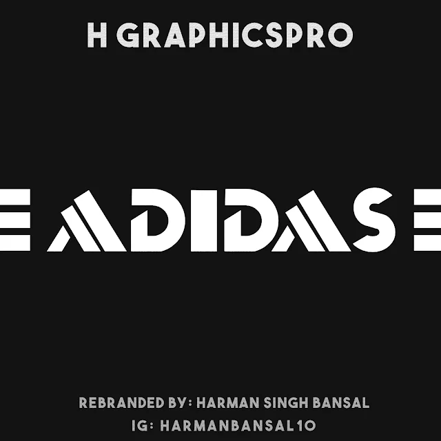 Adidas logo, Adidas originals, fashion, rebranded, logo design, photoshop, illustrator, creative logo design, art, logos