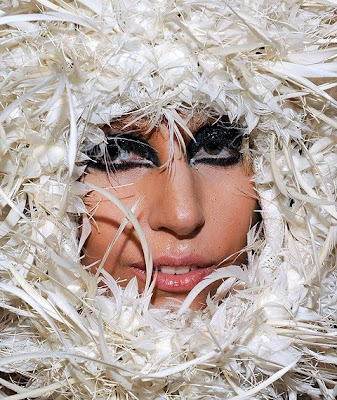 lady gaga eyes close up