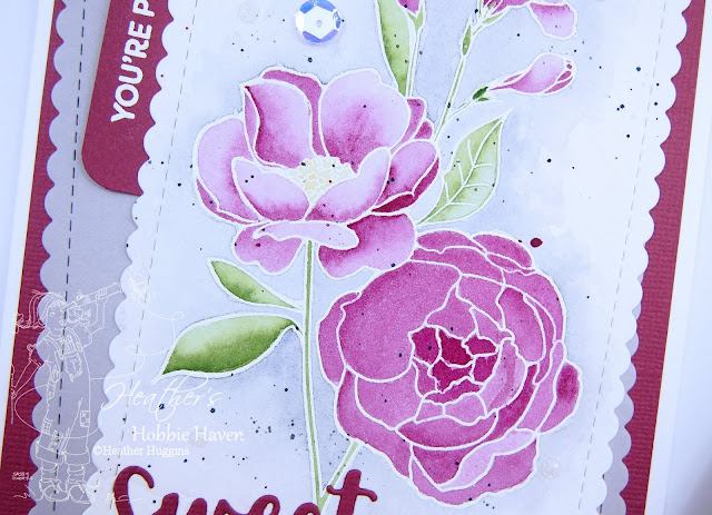 Heather's Hobbie Haven - No Line Watercolor - My Favorite Things - Fresh Cut Flowers - Card 2