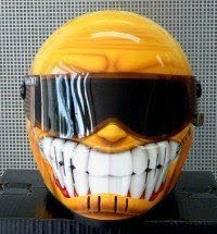 creative motorcycle helmet