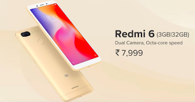 Redmi 6,Redmi 6 India