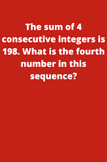 The sum of 4 consecutive integers is 198. What is the fourth number in this sequence?