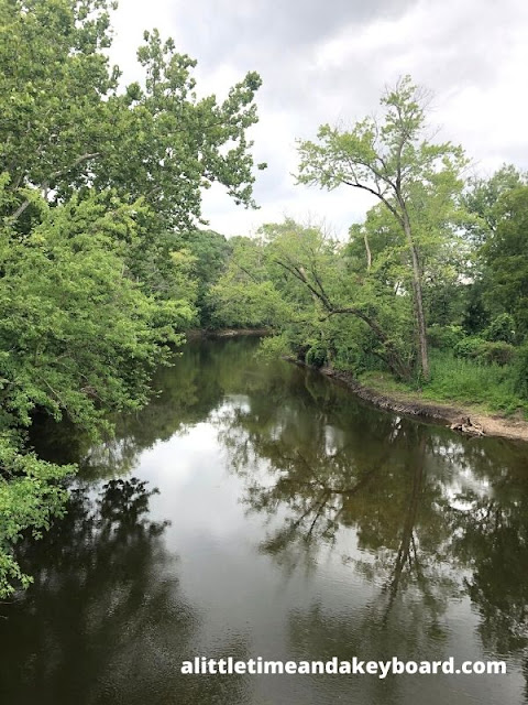 Gently meandering Kishwaukee River