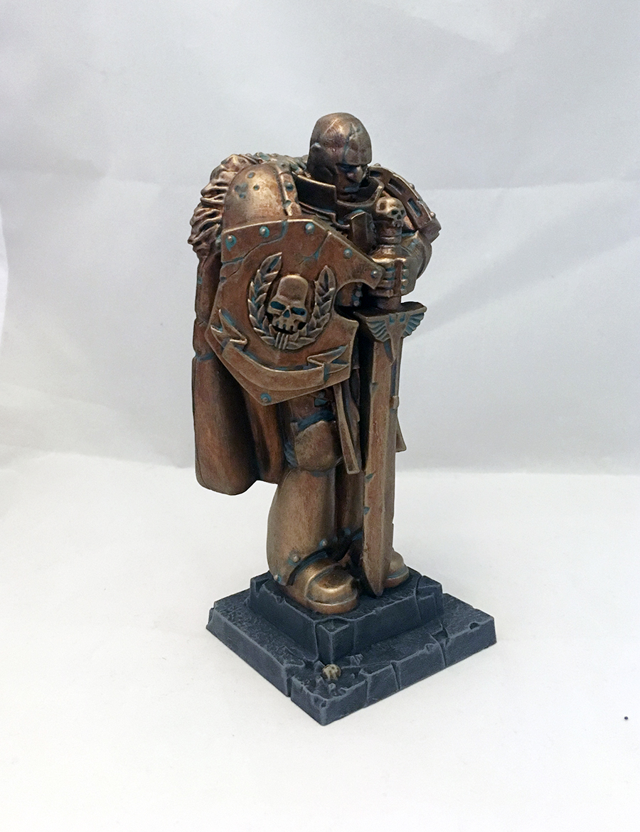 space marine statue