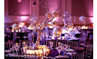 Sophisticated Purple Wedding Table Decorations