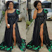 Mercy Aigbe Wows in High Slit Dress for Private Birthday Dinner