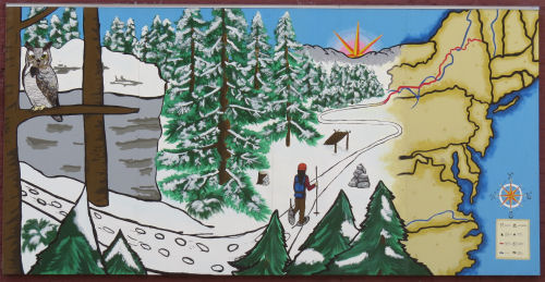 North Country Trail mural