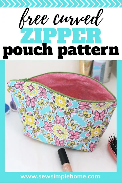 Follow along with this easy zipper pouch tutorial to make your own cosmetic bag.