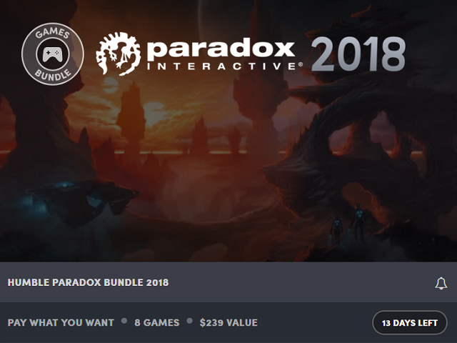 Humble Paradox Bundle 2018