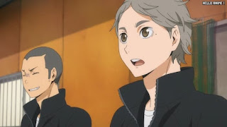 ハイキュー!! アニメ 第1期3話 菅原孝支 田中龍之介 | HAIKYU!! Episode 3