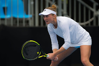 Aliaksandra Sasnovich at 2019 Sydney International Tennis