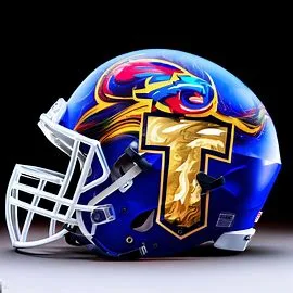 Tulsa Golden Hurricane Concept Football Helmets
