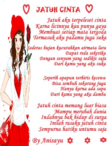  PUISI  CINTA  BY ANISAYU Jatuh Cinta 