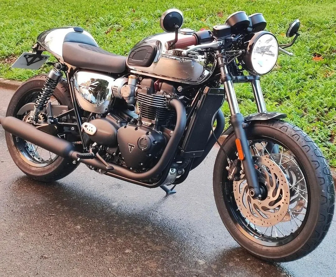 Triumph T100 Cafe Racer Custom Motorcycle Inspiration 2