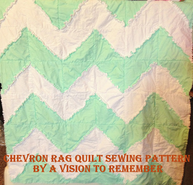 Free Chevron Rag Quilt Pattern