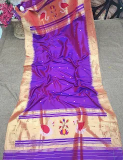 Single munia paithani dupatta