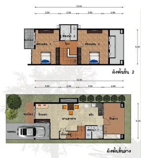 บ้านสองชั้น นิมมานรดี 2 ห้องนอน 2 ห้องน้ำ [041]