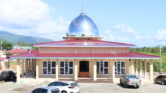 Masjid Polres Morowali Berdiri Megah, Hasil Swadaya Kapolres dan Anggotanya