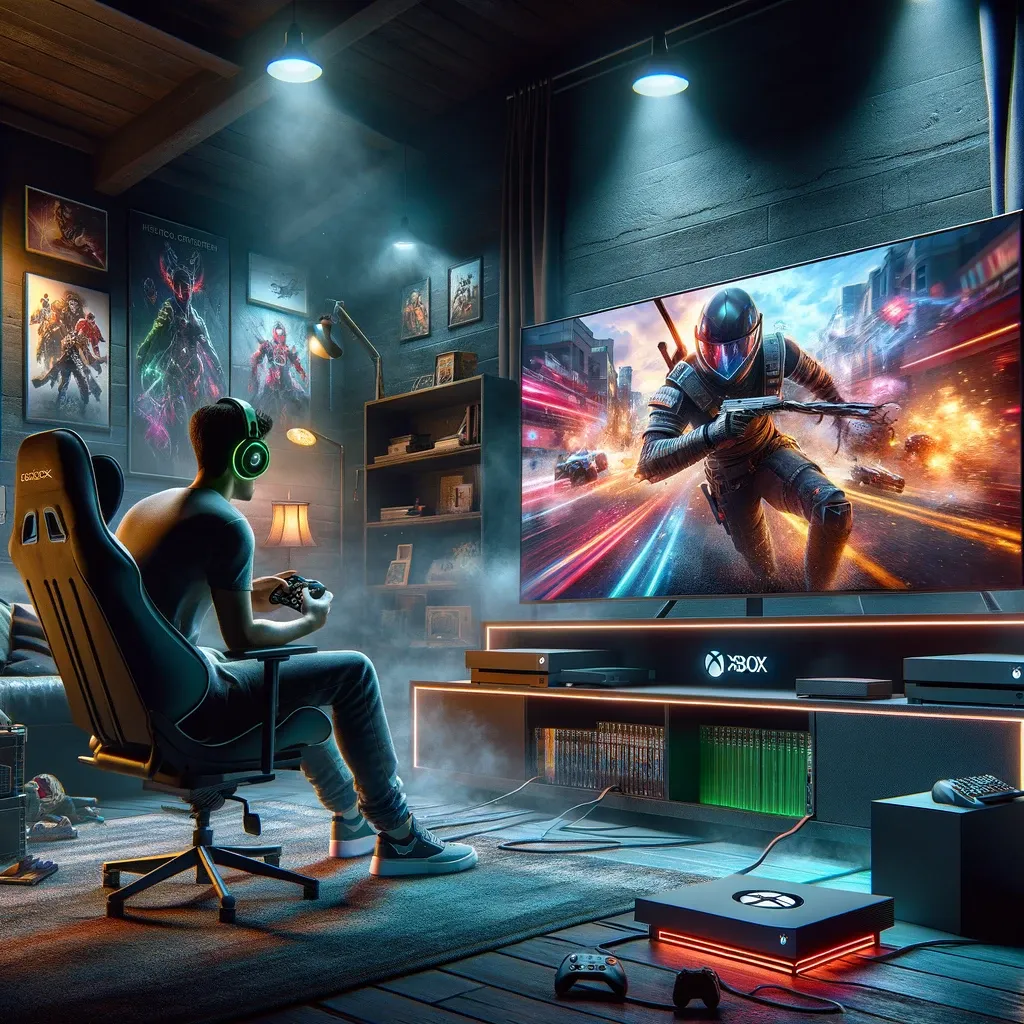 Xbox Series X and S gaming setup