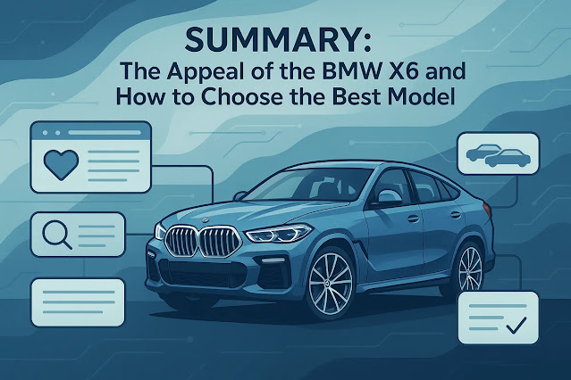 まとめ：BMW X6の魅力と最適な選び方とは？