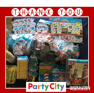 Host a sensational Hat's Off To Reading celebration in honor of Dr. Seuss' birthday with decor and more from Party City! Find colorful, creative accessories, paper products, costumes, and treats that your students will love as they look through their favorite books!