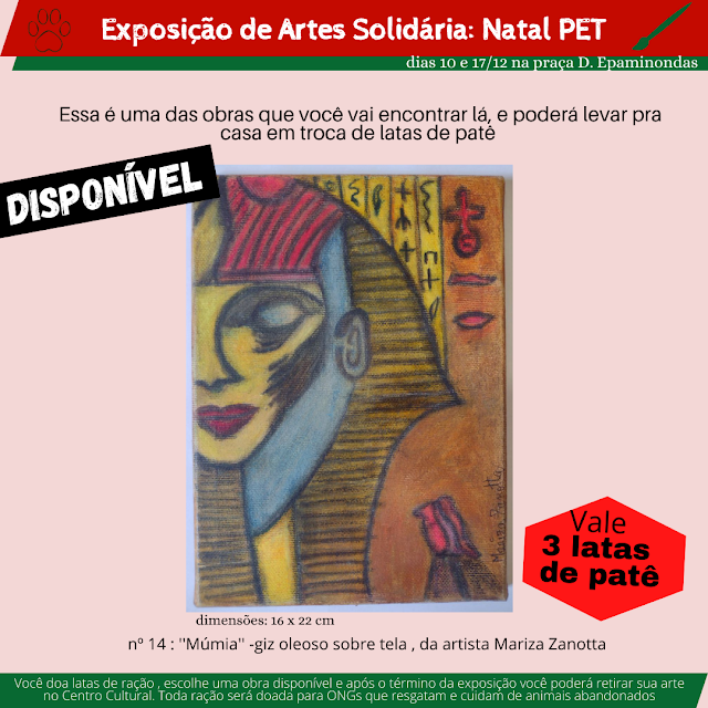 Exposição de Artes Solidária: Natal PET