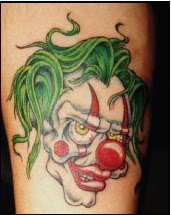 clown tattoos design