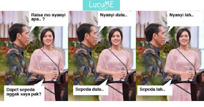 16 Meme 'Raisa dan Jokowi' Ini Drama Banget, Bikin Ngakak Gimana Gitu