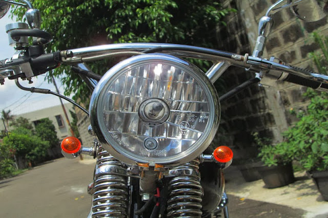 Gambar Modifikasi Honda GL100 Gaya Chopper Terbaru 2014