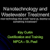 Nanotechnology and Wastewater Treatment