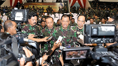 Gatot  : TNI Netral dan Siap Amankan Pilkada Serentak