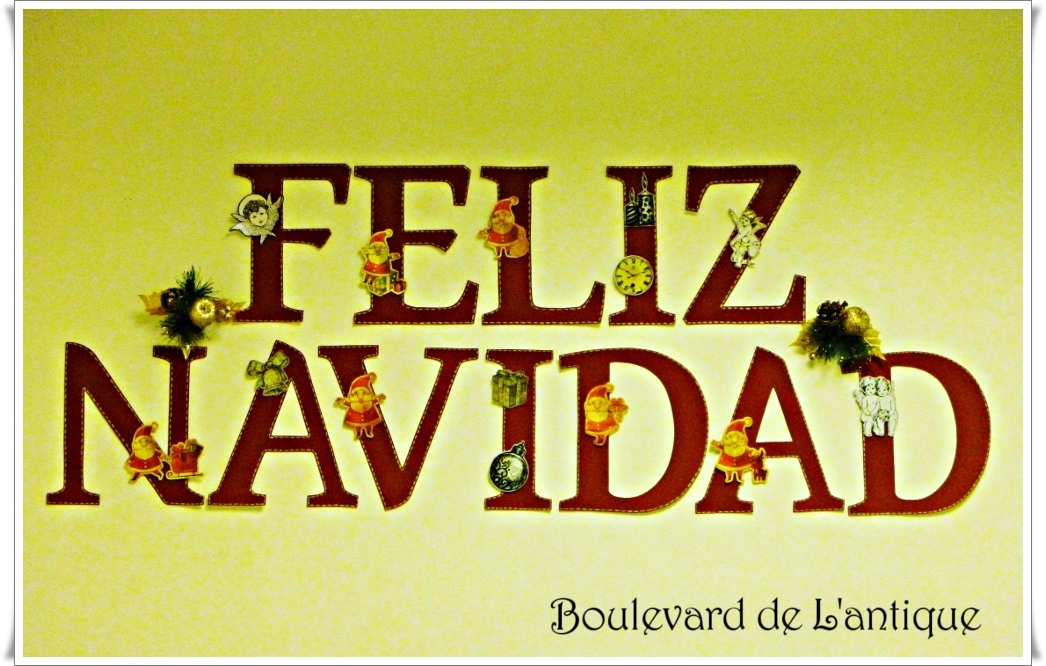 Boulevard de L'antique: DIY Merry Christmas Wall Decor