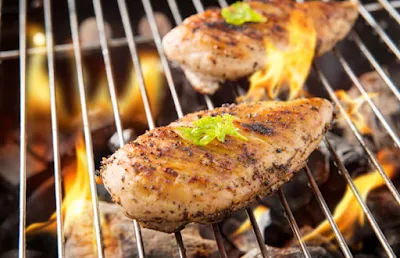 Sweet Yet Savory Grilled Chicken Breasts