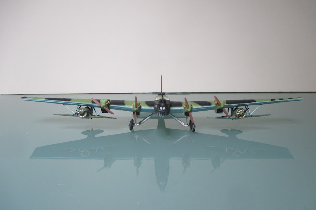 1/144 Zveno Tupolev Tb-3 Polikarpov I-16 diecast metal aircraft miniature