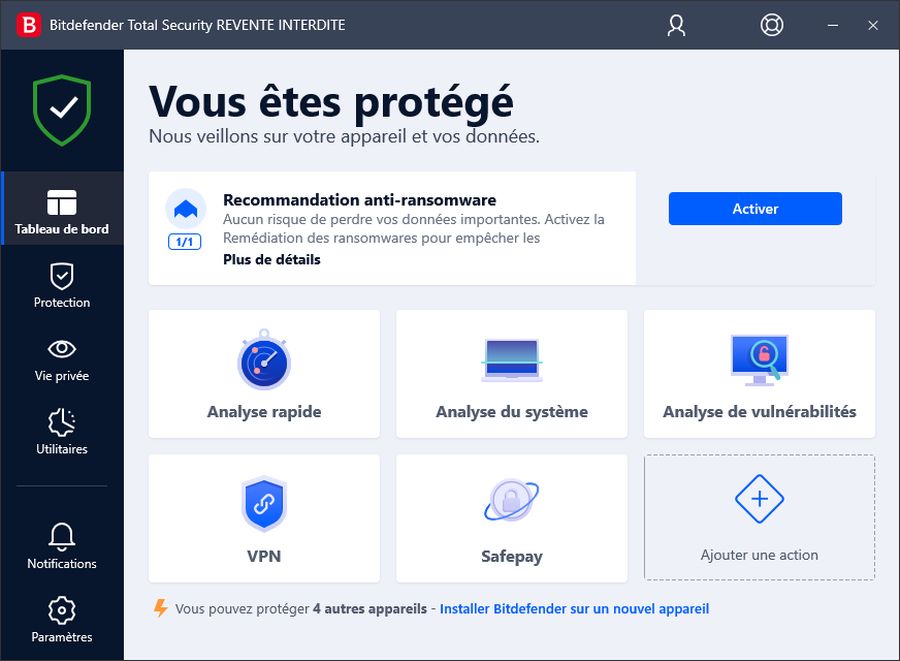 Bitdefender Total Security / GRATUIT 6 MOIS Bitdefender%20180%20jours