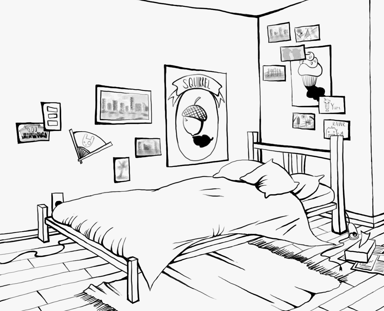 Bedroom Drawing | CDxND.com - Home Design in Pictures