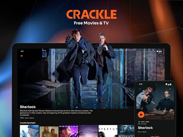تحميل تطبيق Crackle لمشاهدة و تنزيل الأفلام والمسلسلات للأندرويد والايفون مجانا