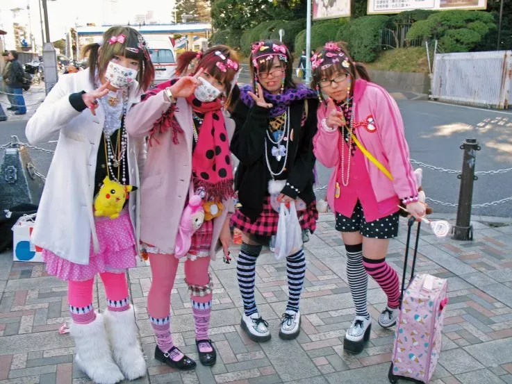 Las chicas de Harajuku en Japón