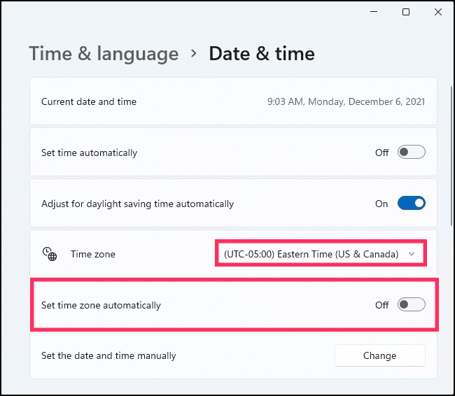 4-disable-automatic-time-zone-windows-11