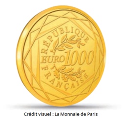 pièce de 1000 euros en or