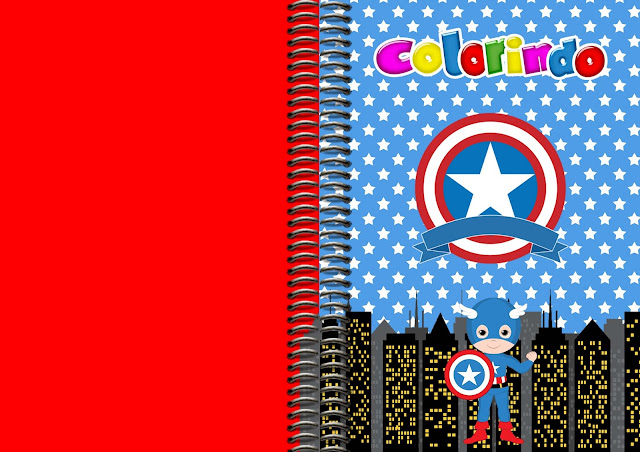 Captain America Baby: Free Printable Invitations and Party Printables.