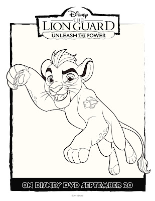 The Lion Guard Coloring Sheet Kion