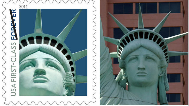 statue of liberty stamp error. statue of liberty stamp error.