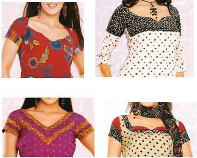 Salwar kameez styles - neck patterns