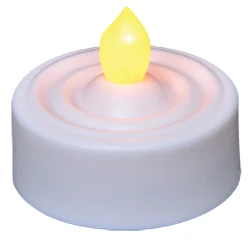 Photo of an led tealight.